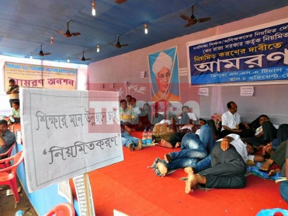 Tapan talks two times before media about SSA in last 6 days, but not a single visit to the Hunger Strikers Tapan talks two times before media about SSA in last 6 days, but not a single visit to the Hunger Strikers